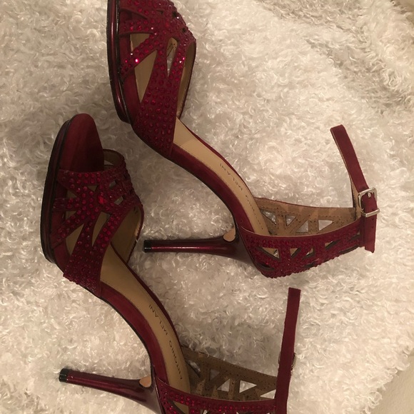 ANTONIO MELANI Shoes - Antonio Melani Ruby Rhinestone Platform Heels